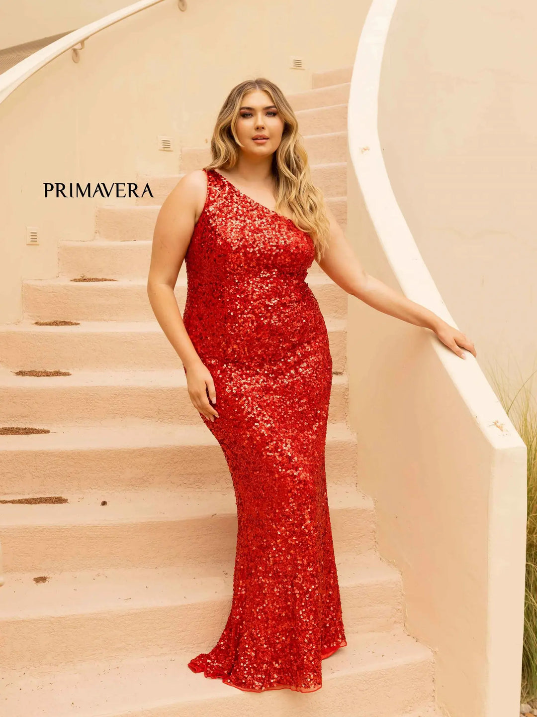 open lace back dress Lace-Up-Corset Strapless Long Prom Dress with Sequins Red / 10